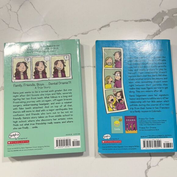 Raina Telgemeier | Sisters and Smile Books Set Paperback - Picture 2 of 6